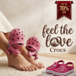 Feel The Love Crocs